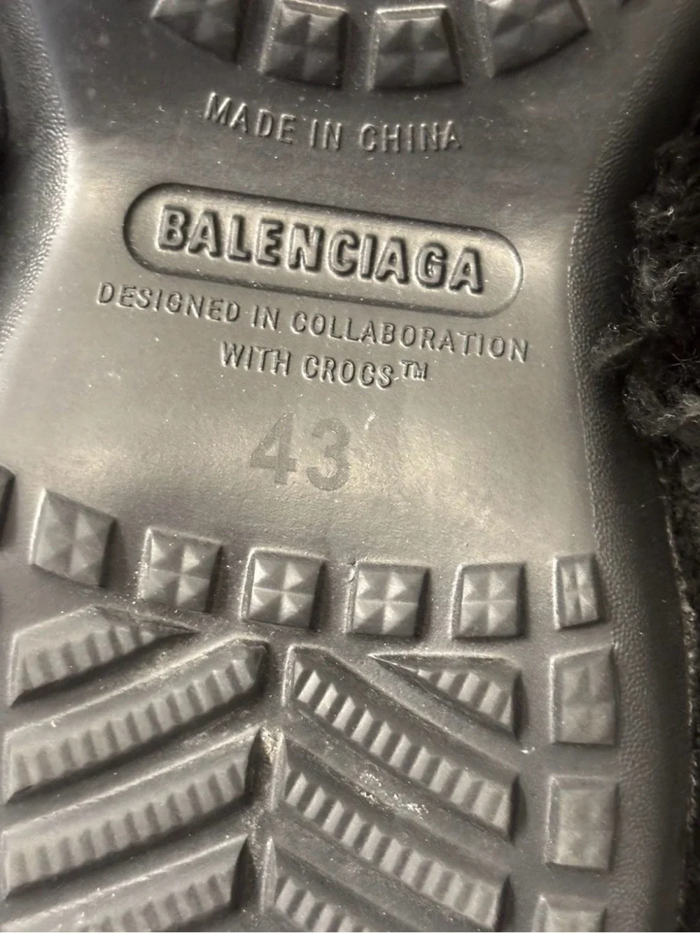 Balenciaga Fur Croc Slip On Sneakers